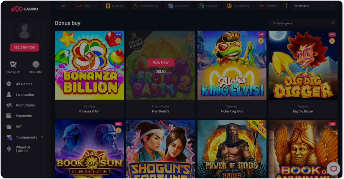 Woo Mobile-friendly casino sites