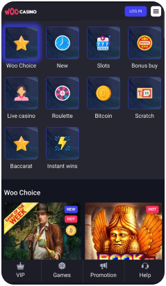 WOO CASINO ONLINE CASINO GAMES
